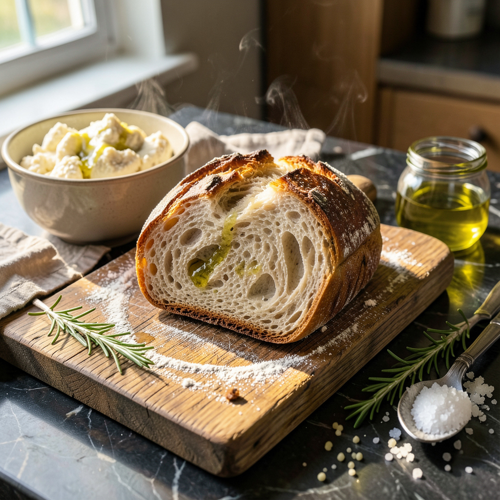Cooking at Pam's Place Bread Recipe: Artisan Loaf with Crispy Crust