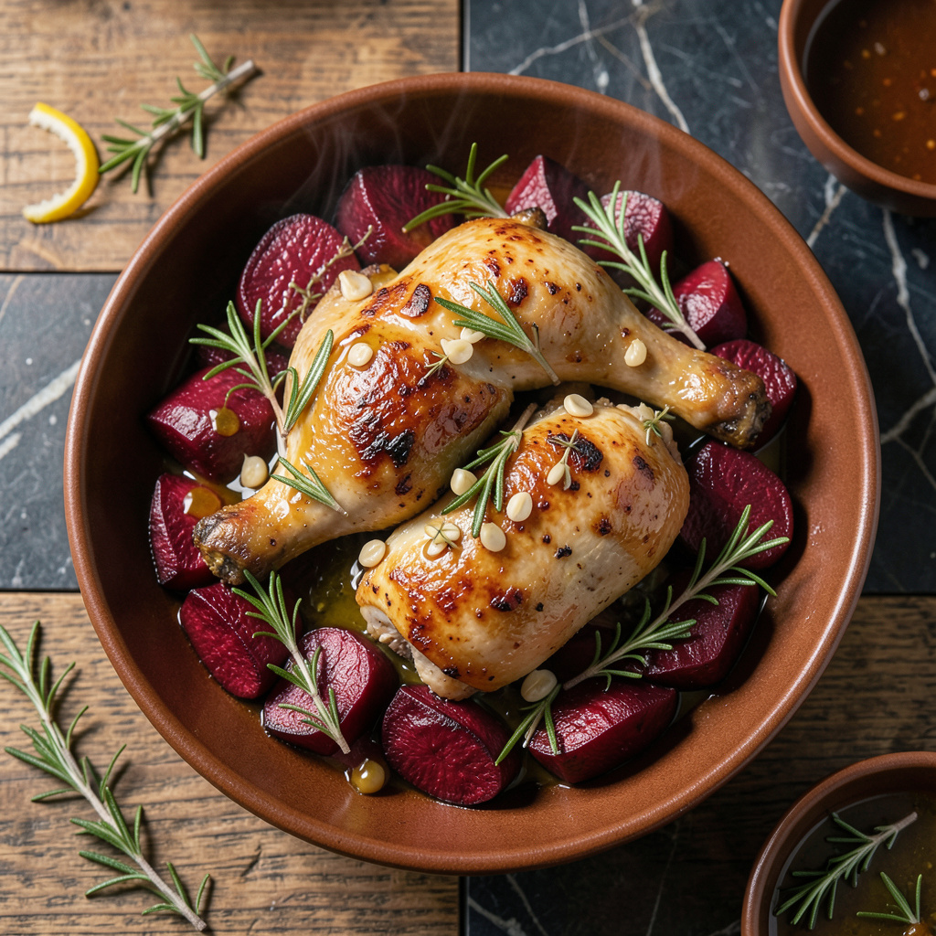 Chicken and Beets Recipe: Earthy Sweetness With Herb-Infused Roasting ...