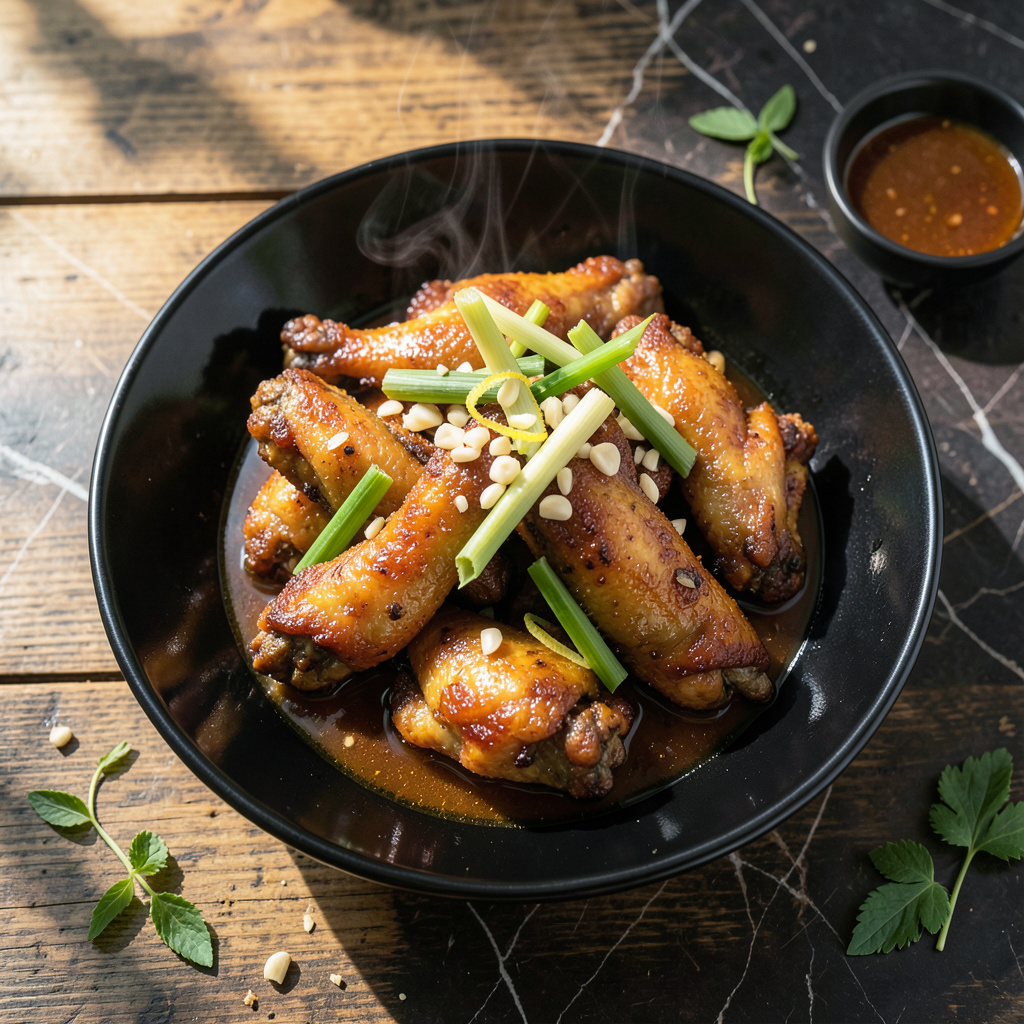 Chicken Wing Reference Vietnamese Chicken Wing Recipe: Sticky Lemongrass Glaze and Crispy Skin
